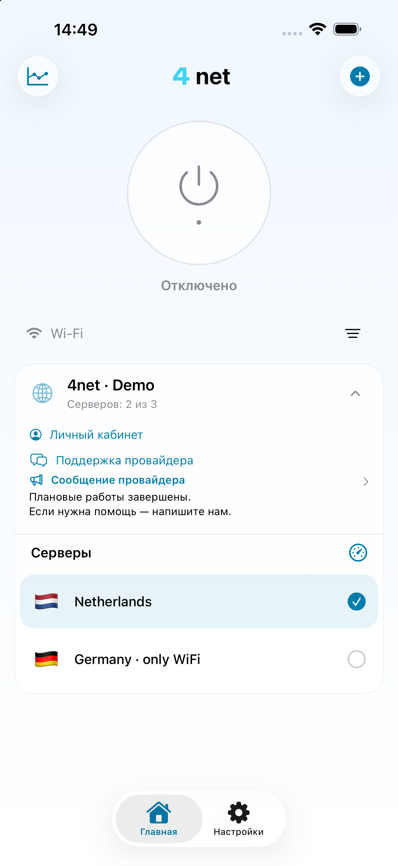 4net на iPhone